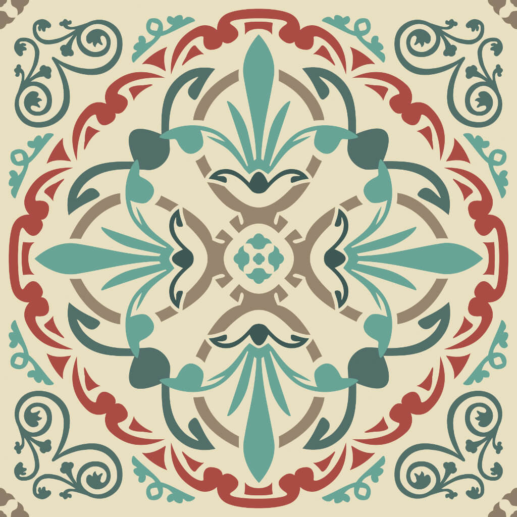 Mandala Designer Tile
