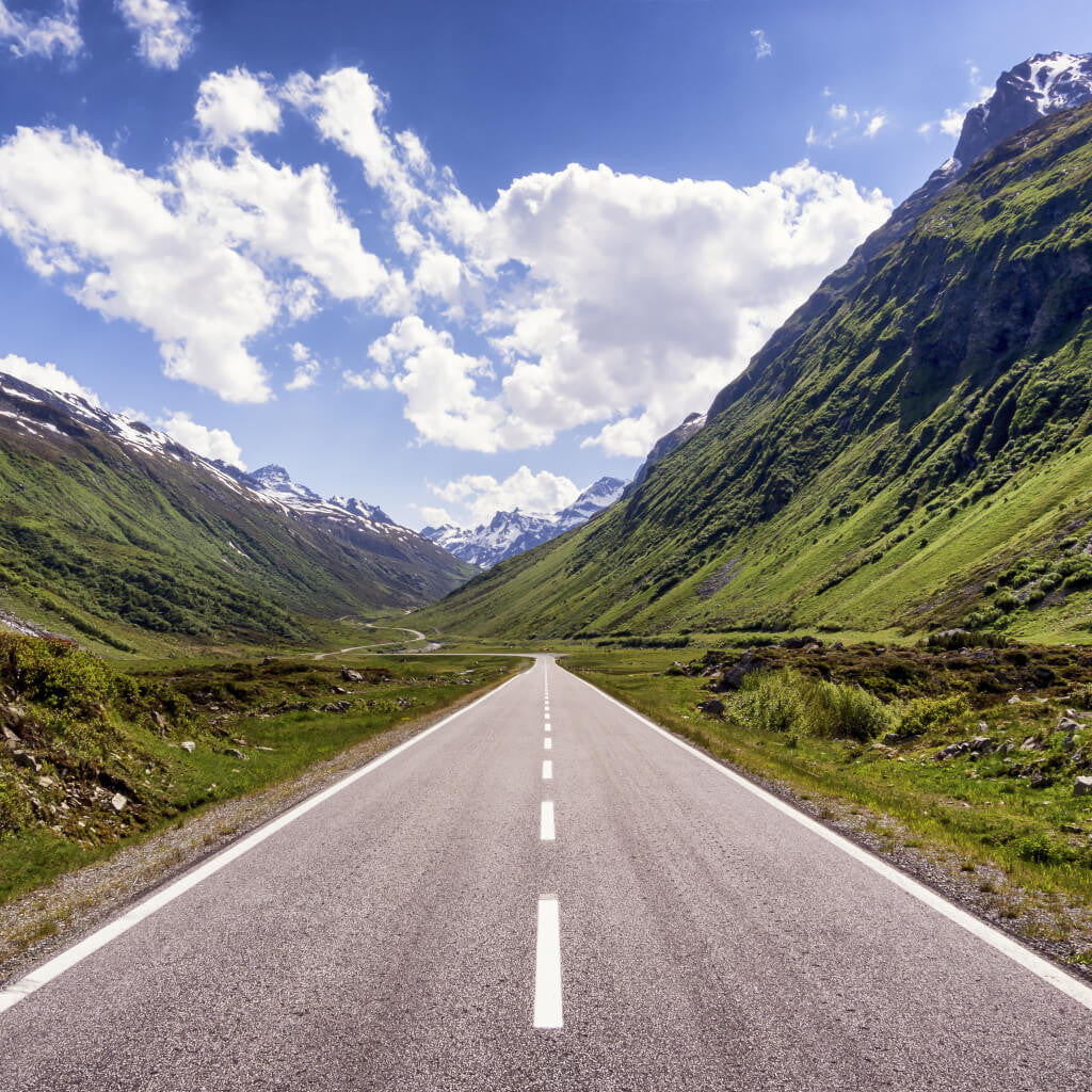 Road Through Mountains