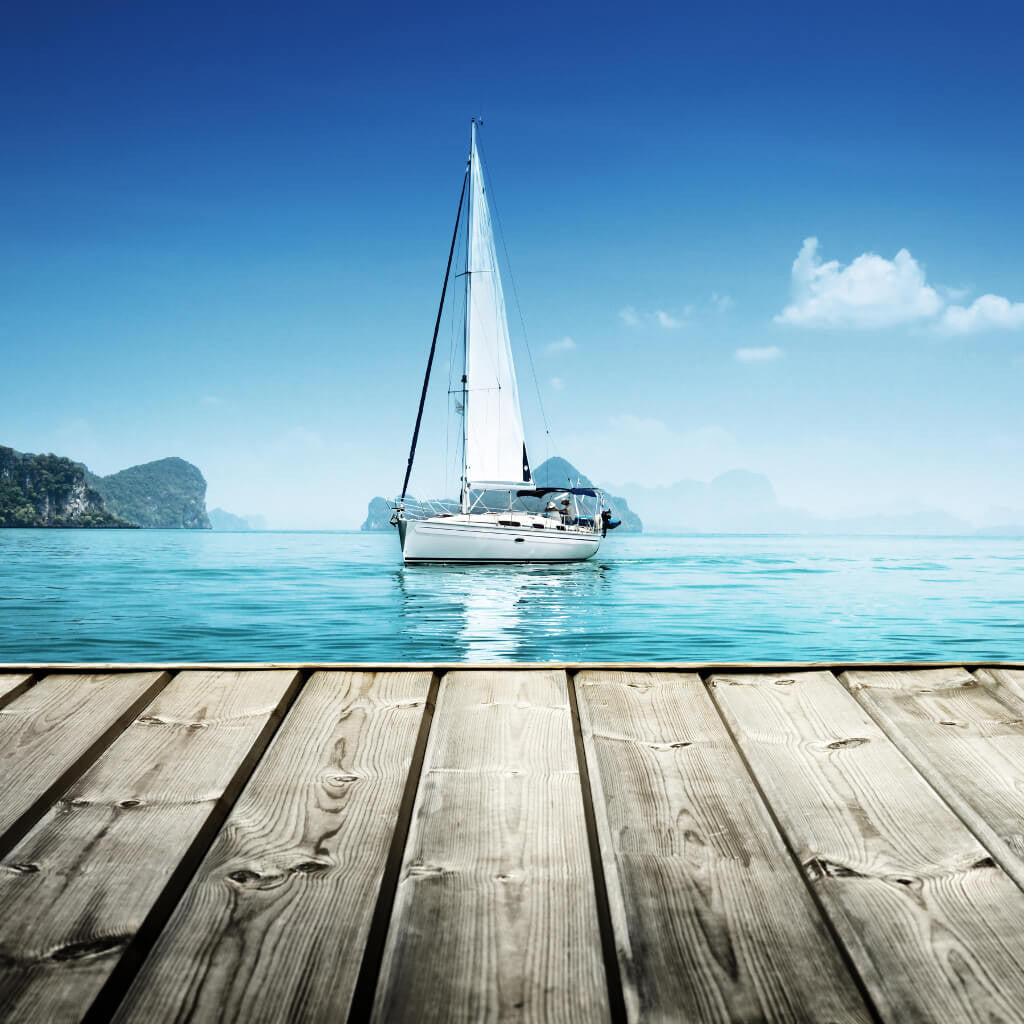 Sailboat By The Dock