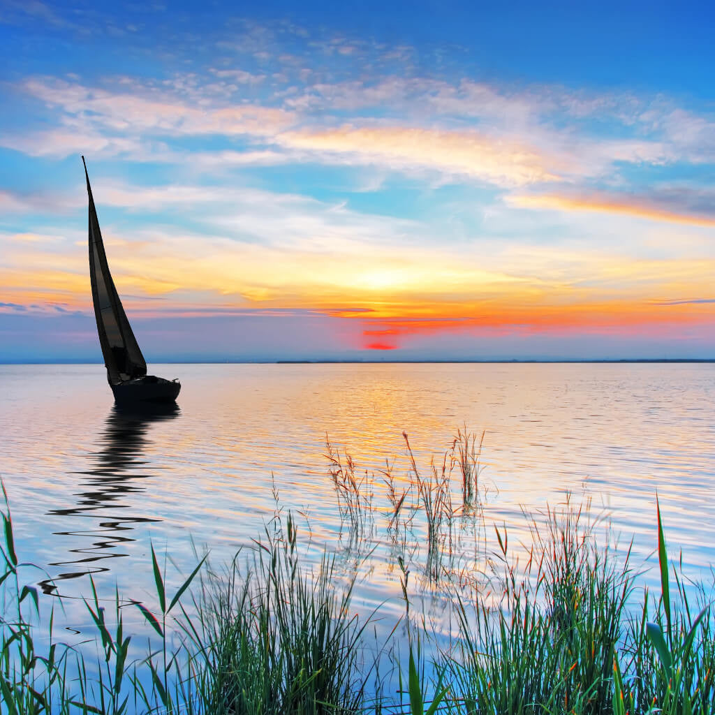 Sailboat in The Lake