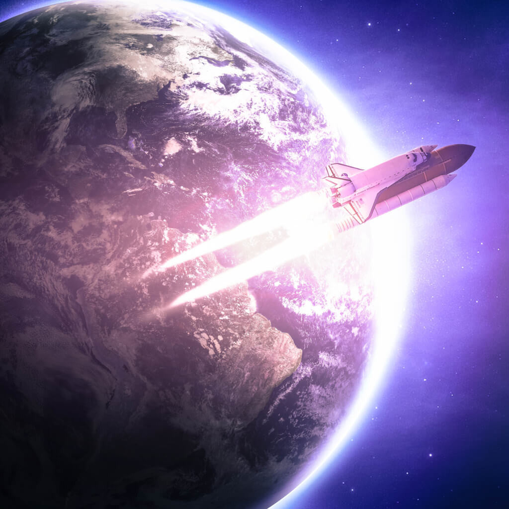 Earth Space Ship Space