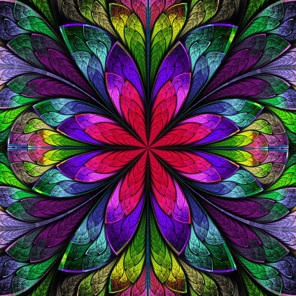 Square Mosaic Stained Glass