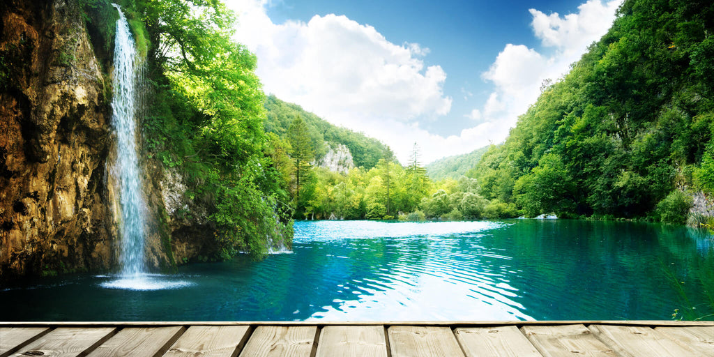 Tropical Waterfall Dock