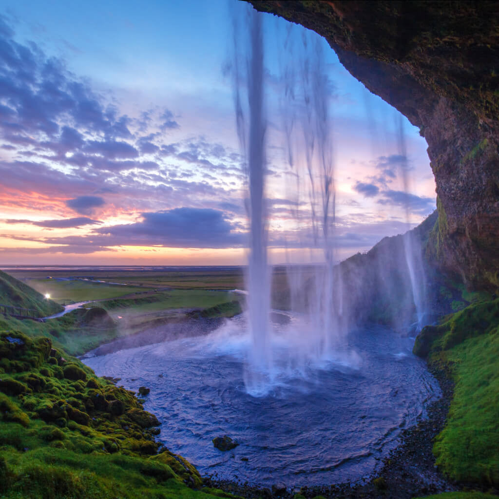 Waterfall Over Cliff
