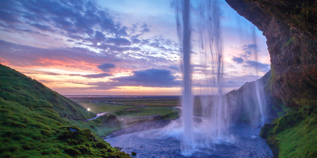 Waterfall Over Cliff