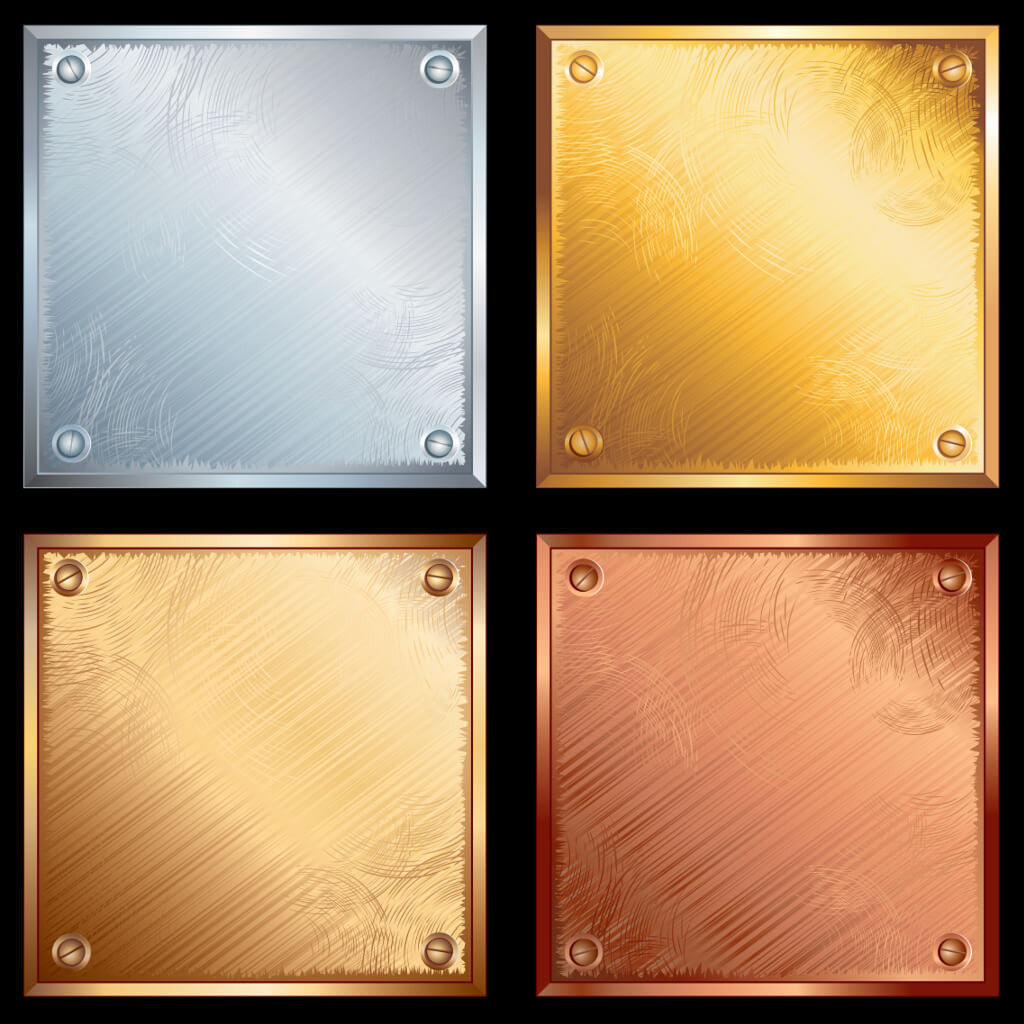 Faux Industrial Metal