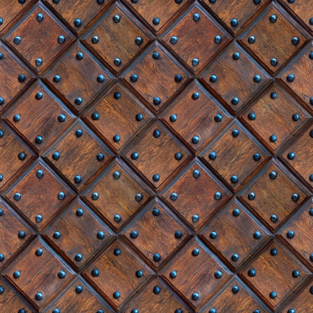 Door Texture with Nails