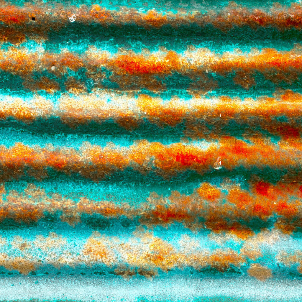 Zinc Corrugated Surface