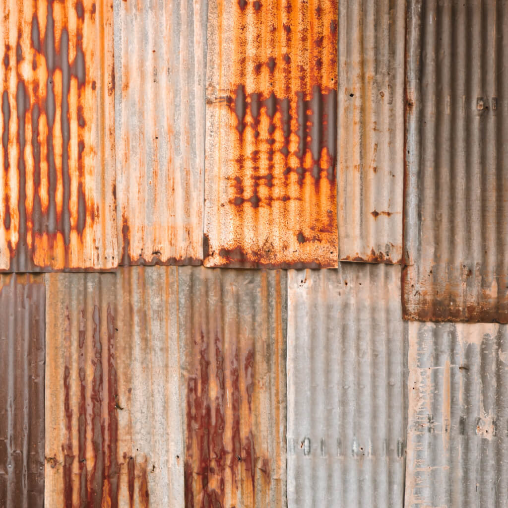 Rusty Corrugated Metal