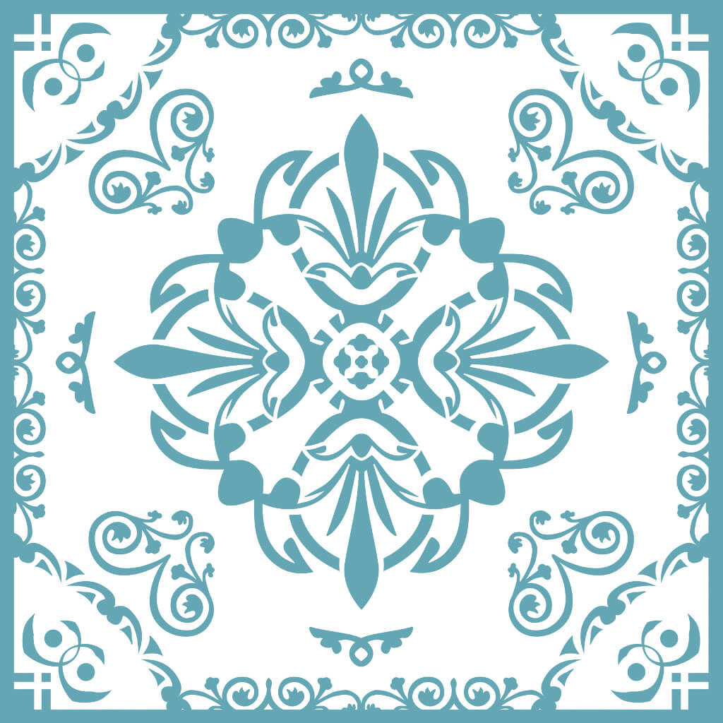 Blue Designer Tile