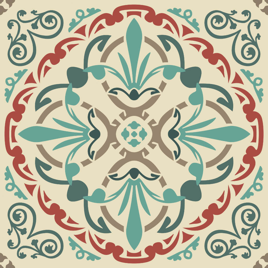 Mandala Designer Tile