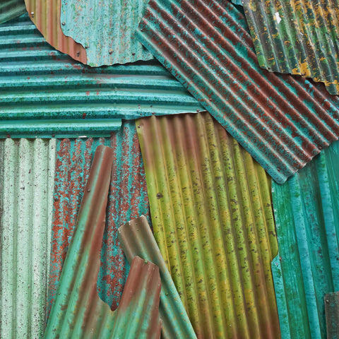Rusty Corrugated Iron Metal Texture